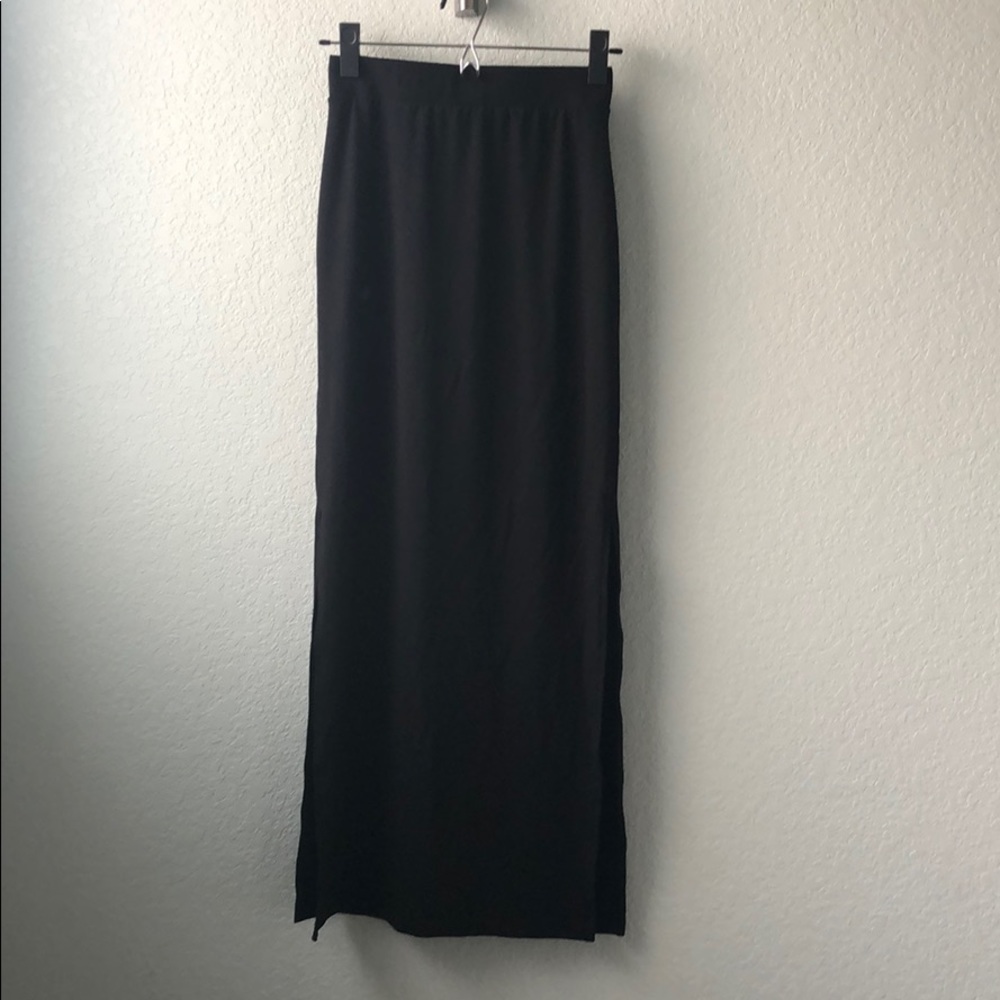 H&M Black Maxi Skirt